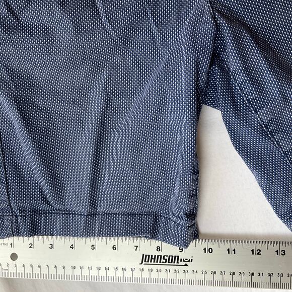 Michael Kors Men Flat Front Khaki Shorts size 30, Blue - Picture 3 of 11